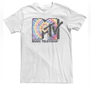 Men's MTV Melting Tie Dye Short Sleeve Size XL Retro/Vintage Vibes Nostalgic